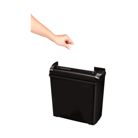 Destructora de documentos FELLOWES P-25S capacidad 5 hojas en tiras 7mm