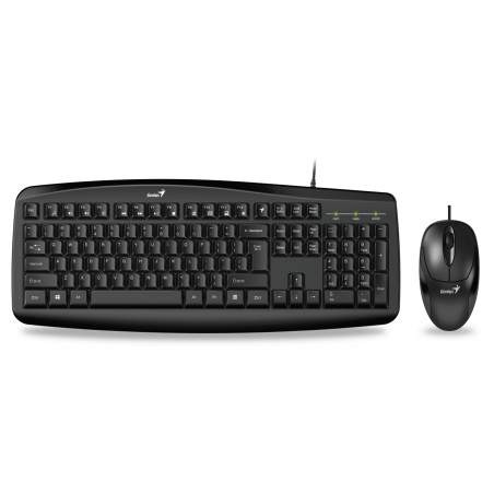 Teclado y Mouse GENIUS KM-200 USB 1.8m