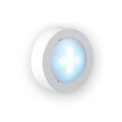 Aplique candil e3500a redondo extra chato 5 led 220v...