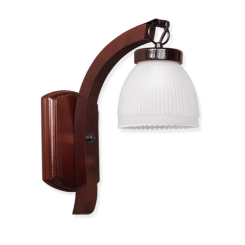 Aplique CARILUX estilo campo para 1 luz E27 blanco