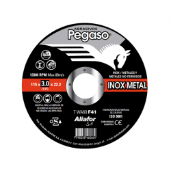 Disco abrasivo pegaso inox-metal 115 x 1.0 mm