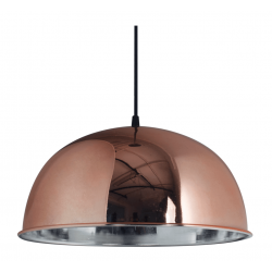 Colgante ros SAN JUSTO BARADERO aluminio y chapa 1 luz 34cm