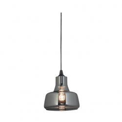 Colgante donbell thor vidrio espejado con cable textil...