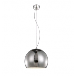 Colgante markas alyssa esfera para 1 luz e27 30cm cromo