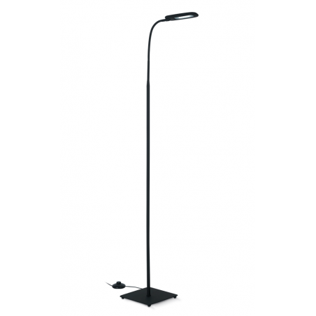 Lámpara led DABOR NERON de pie luz blanco cálido