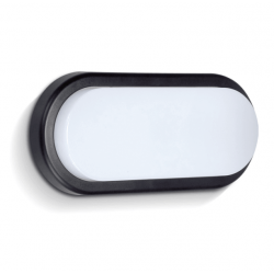 Tortuga SAN JUSTO led oval 12w 840lm 4000k negro/blanco