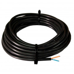 Cable vaina redonda 2x1mm2 x 10 metros grosor de 6.75mm