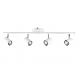 Aplique MARKAS HAFDIS barral 70cms 4 luces GU10 blanco con cromo
