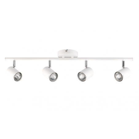 Aplique MARKAS HAFDIS barral 70cms 4 luces GU10 blanco con cromo