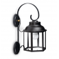 Farol SAN JUSTO 5533-02 hexagonal ménsula colonial fija negro
