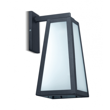 Farol SAN JUSTO PIRAMIDAL aplicar E27 negro