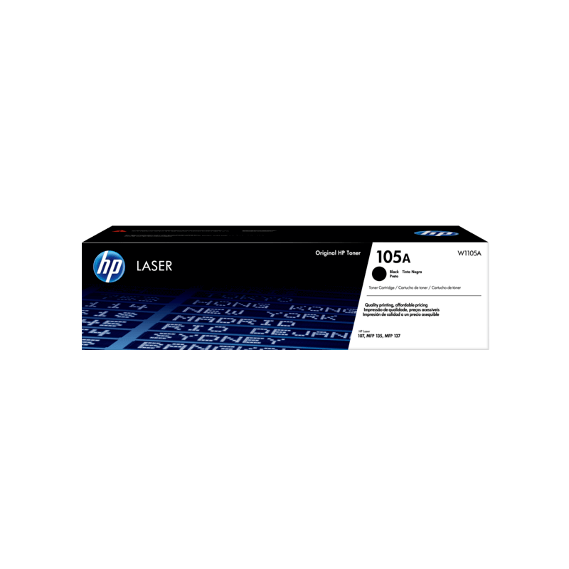 Toner hp w1105a original negro para 107d-107dw