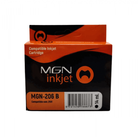 Cartucho alternativo MAGNA 206B negro para epson xp2101