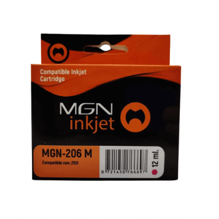 Cartucho alternativo MAGNA MGN-206 magenta para epson xp2101
