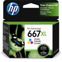 Cartucho original HP 667XL tricolor para DeskJet