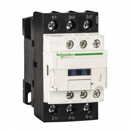 Contactor SCHNEIDER lc1d38m7 tripolar 38a 1na+1nc bob.220vca