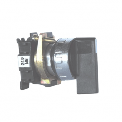Selector conmutador aea rm 410 a plástico de palanca larga 2-0-1 negro