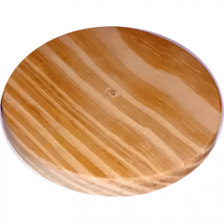 Roseta de madera de 5x 7 cm