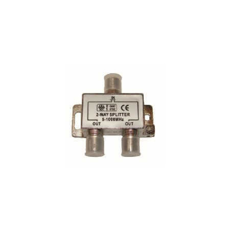 Derivador coaxial ZURICH 2 vias TV 5 a 2050 mhz