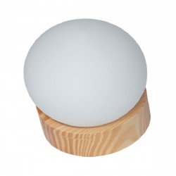 Velador CARILUX N10 Adivina adivinador para 1 luz E27 base madera