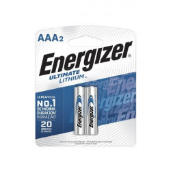 Pila AAA ENERGIZER ULTIMATE LITHIUM 1,5v Blister 2 Unidades