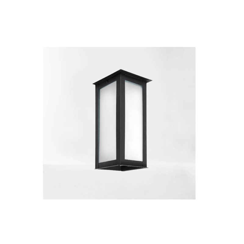 Farol SAN JUSTO ORIENT de pared 3 caras para 1 luz E27 negro