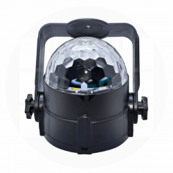Mini bola disco led TBCin PARTY 3W RGB audiorítmica giratoria con control