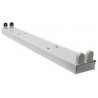 Portatubo led SAN JUSTO doble G5 120cm blanco