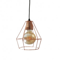 Colgante san justo cardales mini jaula diamante 1 luz e27...