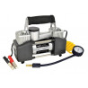 Compresor de aire NISUTA 12V metálico para auto 60L/min doble cilindro