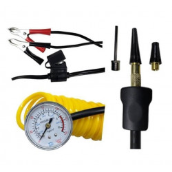 Compresor de aire NISUTA 12V metálico para auto 60L/min doble cilindro
