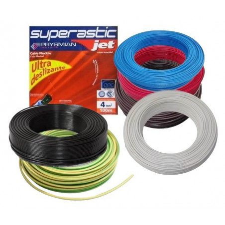 Rollo de cable unipolar prysmian de 4.0mm2 x 100 metros