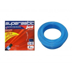 Rollo de cable unipolar PRYSMIAN SUPERASTIC JET 4mm2 100 metros norma IRAM 2183-NM247-3