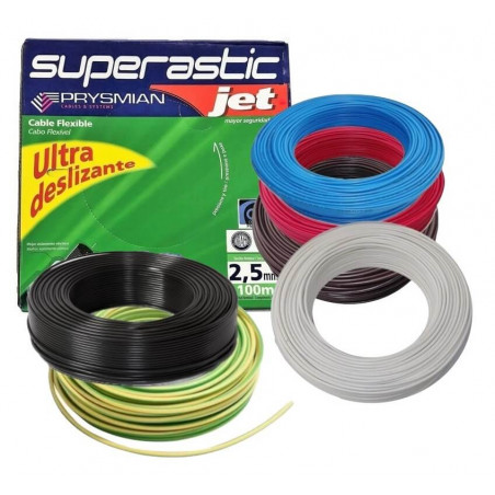 Rollo de cable unipolar prysmian de 2.5mm2 x 100 metros