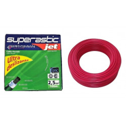 Rollo de cable unipolar PRYSMIAN SUPERASTIC JET 2,5mm2 100 metros norma IRAM 2183-NM247-3