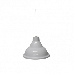 Colgante CIVAL VALLE para una 1 luz E27 campana 25cm blanco
