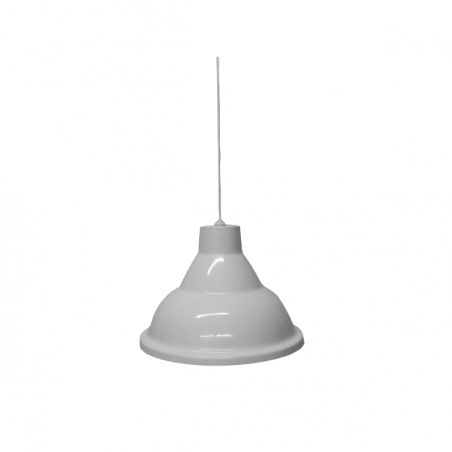 Colgante CIVAL VALLE para una 1 luz E27 campana 25cm blanco