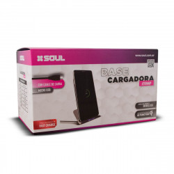 Base cargador inalámbrico SOUL micro USB 10 W