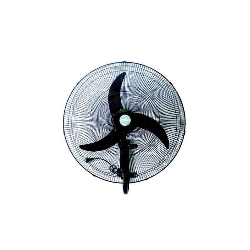 Ventilador de Pared EMILUX 505 industrial 26'' 3 palas metalicas color negro