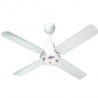 Ventilador de techo EMILUX 410 47'' 4 paletas metálicas blanco