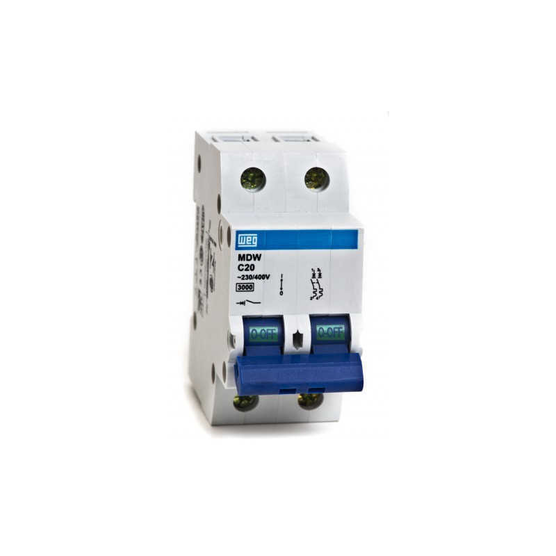 Térmica WEG MDW-C10 bipolar de 10a 5ka curva c