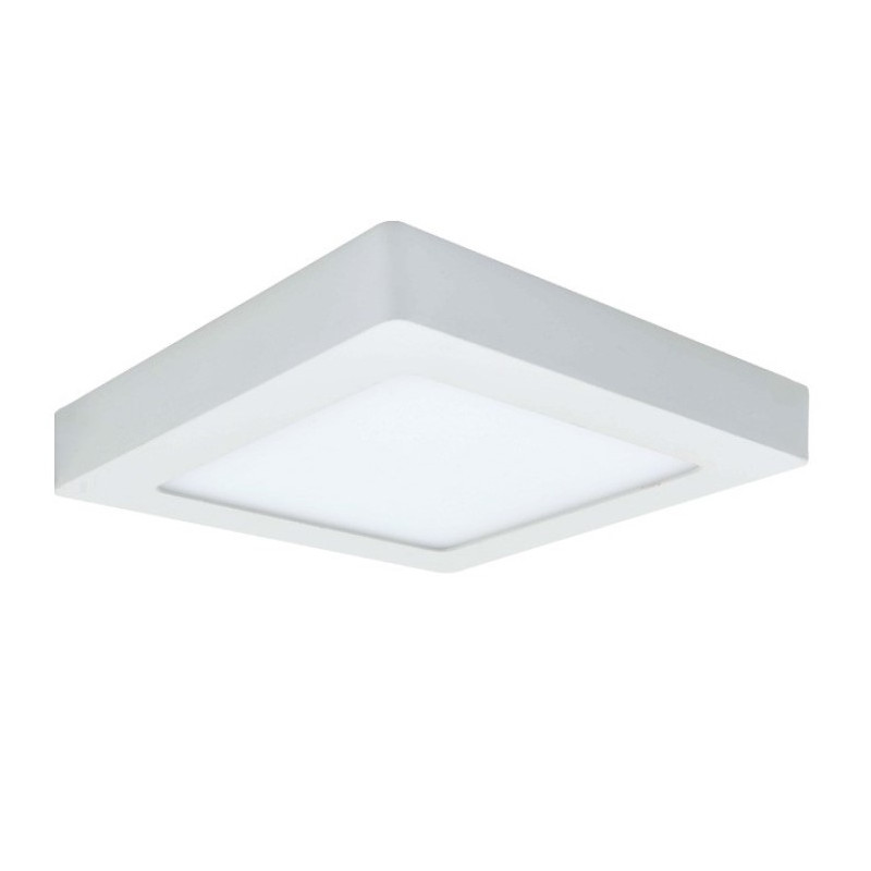 Plafón led MACROLED cuadrado 18w 1620lm 6000ºk luz fría