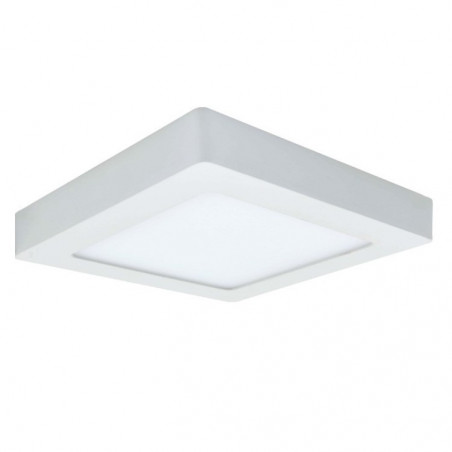 Plafón led MACROLED cuadrado 18W 1620lm 6000K luz fría