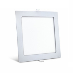Panel embutido led MACROLED PEC12WW cuadrado 12w 3000k luz cálida