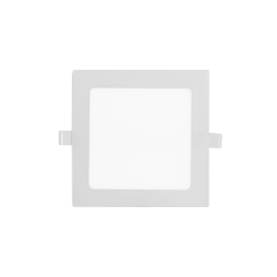 Panel embutido led MACROLED PEC12CW cuadrado 12w 6000k luz fria