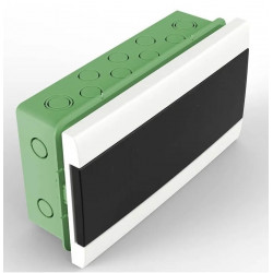 Caja para térmicas SISTELECTRIC de PVC 16 módulos para embutir con puerta fume