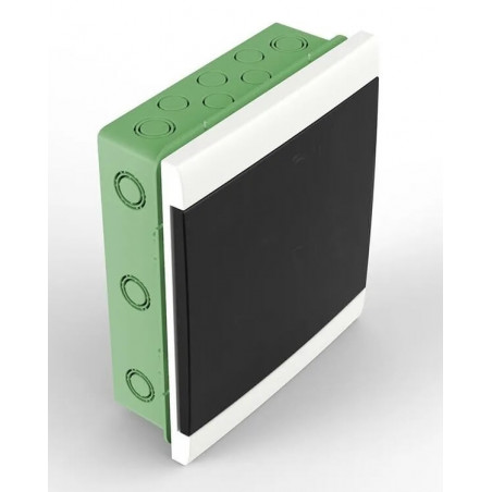 Caja para térmicas SISTELECTRIC de PVC 24 módulos para embutir con puerta fume
