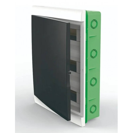 Caja para térmicas SISTELECTRIC de PVC 36 módulos para embutir con puerta fume