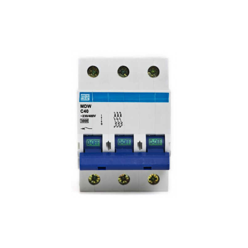 Térmica WEG MDW-C40-3 tripolar 40A curva C
