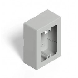 Caja rectangular SISTELECTRIC 02215pb de superficie blanca